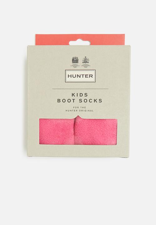Hunter - Kids boot sock - pink
