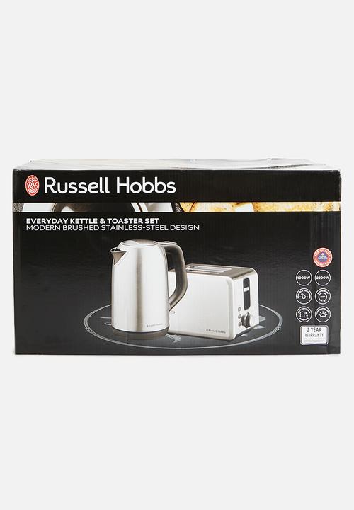 Russell Hobbs - Everyday kettle & toaster set - stainless steel