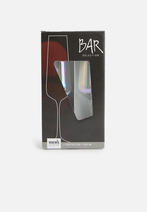 Bohemia Crystal - Champagne flutes set of 2 - clear shone