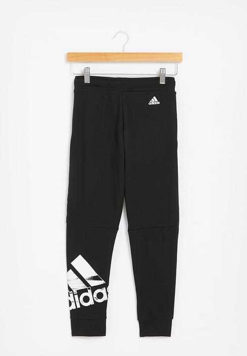 adidas Originals - B logo pant - black & white