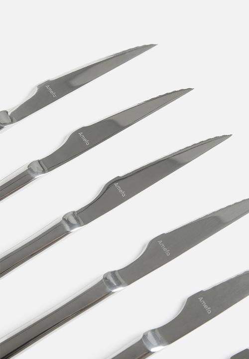 Amefa - Chuletero steak knives set of 6 - stainless steel