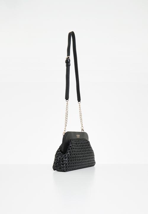 GUESS - Sicilia frame clutch - black