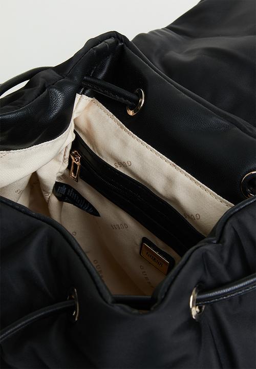 GUESS - Sharma flap backpack - black