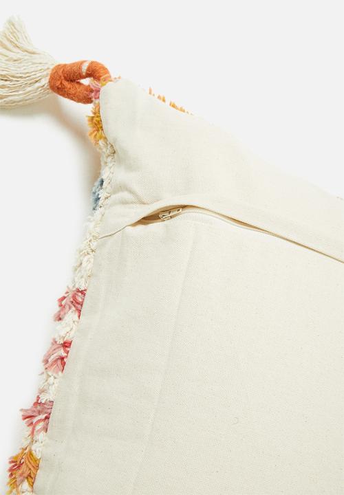 Sixth Floor - Raven tuft cushion cover - multi