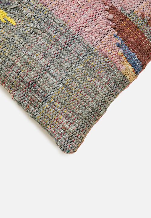 Sixth Floor - Nobu chindi cushion cover - multi