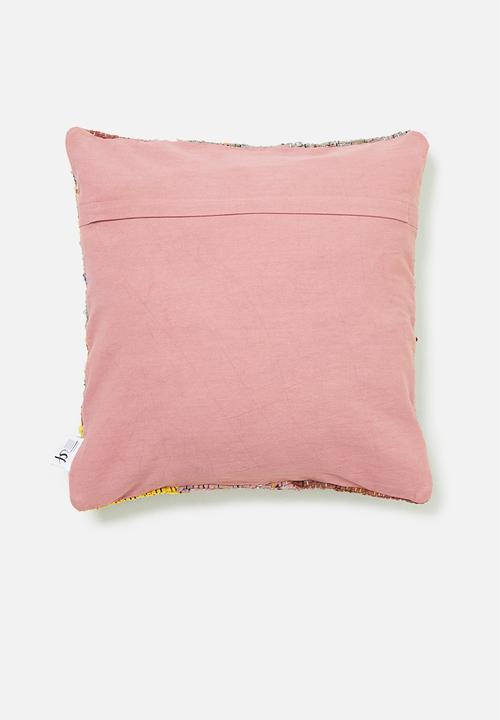 Sixth Floor - Nobu chindi cushion cover - multi