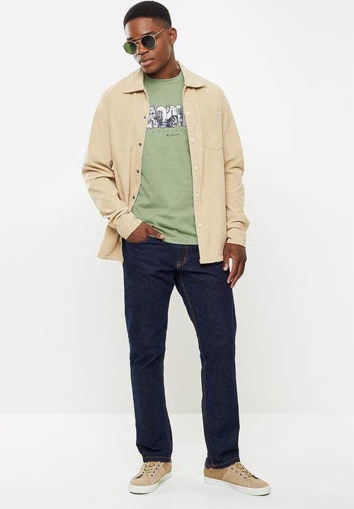 Ben Sherman - Scooter culture tee - pale khaki