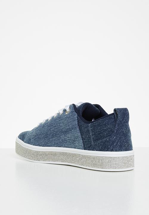SISSY BOY - Patched up sneaker - denim