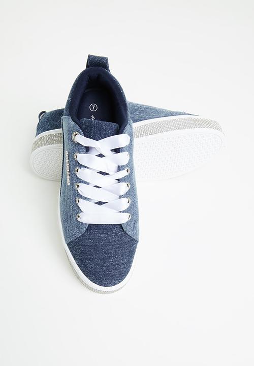 SISSY BOY - Patched up sneaker - denim