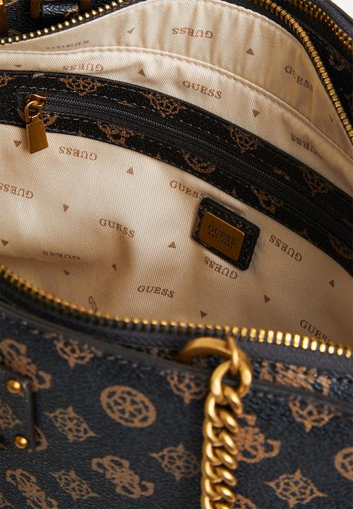 GUESS - Centre stage society tote - mocha logo