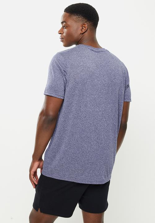 PUMA - Performance Heather Training Tee- Peacoat heather