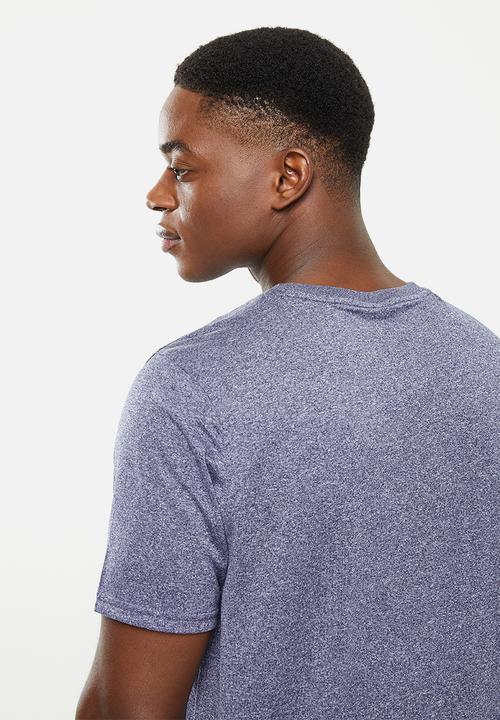PUMA - Performance Heather Training Tee- Peacoat heather