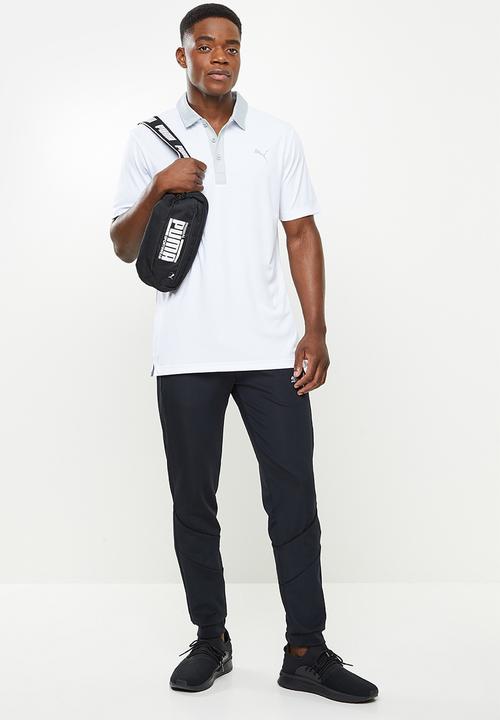 PUMA - Gamer Men's Golf Polo Shirt - Bright White-high rise