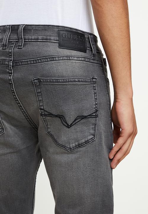 GUESS - Tom slim fit tapered jeans - grey