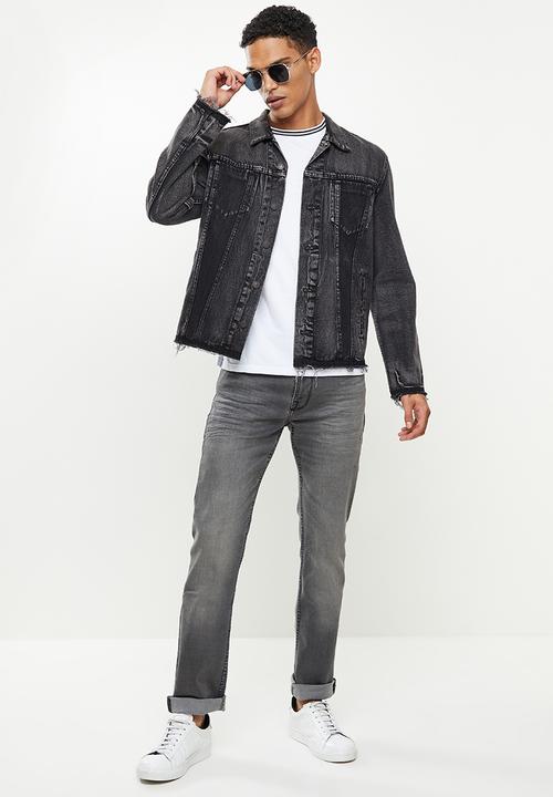 GUESS - Tom slim fit tapered jeans - grey