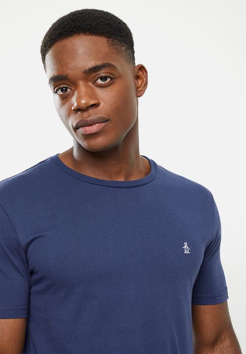 Original Penguin - Embroidered logo t - dark sapphire