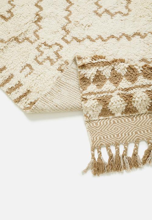 Sixth Floor - Afon tufted rug - natural