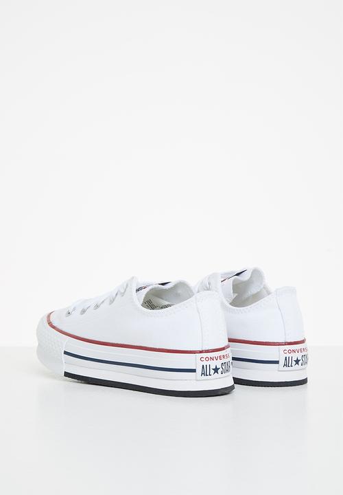 Converse - Chuck Taylor All Star eva lift canvas platform ox - white/garnet/navy