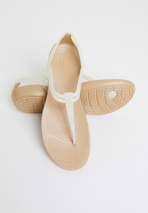 Crocs - Crocs Isabella Strappy Sandals - off white