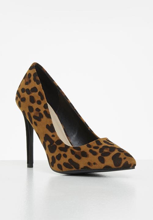 Jada - Pointed stiletto court - leopard
