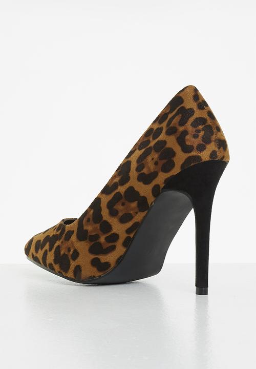 Jada - Pointed stiletto court - leopard