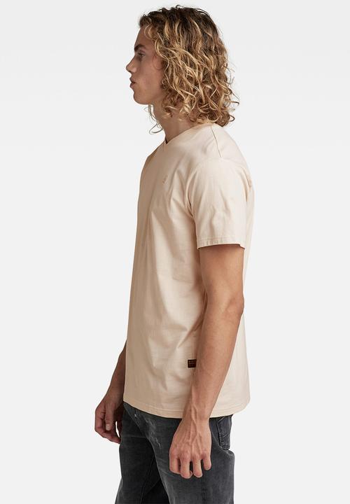 G-STAR - Base-s v t short sleeve - dk talc