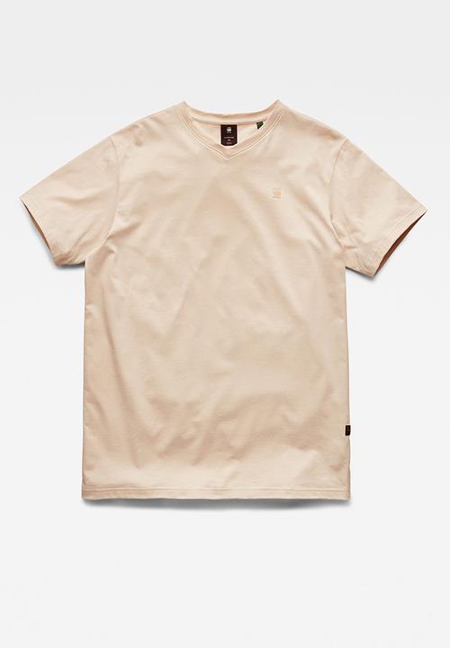 G-STAR - Base-s v t short sleeve - dk talc