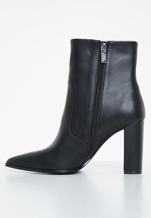 Steve Madden - Negotiate leather ankle boot - black
