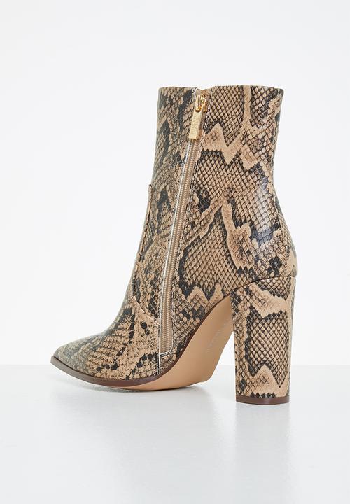Steve Madden - Negotiate ankle boot - beige & black 