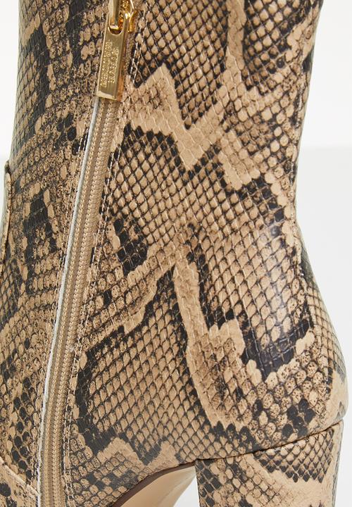 Steve Madden - Negotiate ankle boot - beige & black 