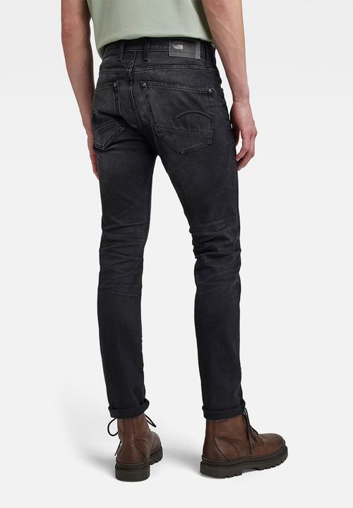 G-STAR - Revend fwd skinny - worn in black onyx