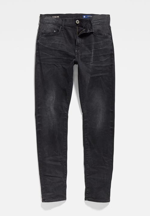 G-STAR - Revend fwd skinny - worn in black onyx
