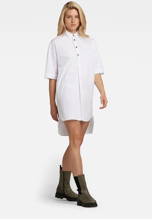 G-STAR - Shirt dress - white