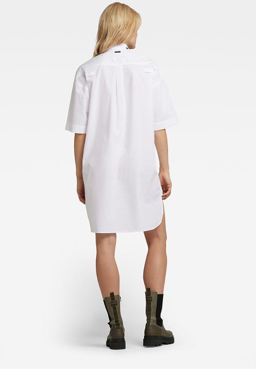 G-STAR - Shirt dress - white