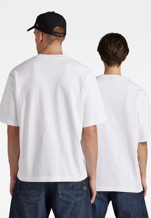 G-STAR - Unisex boxy base r t - white