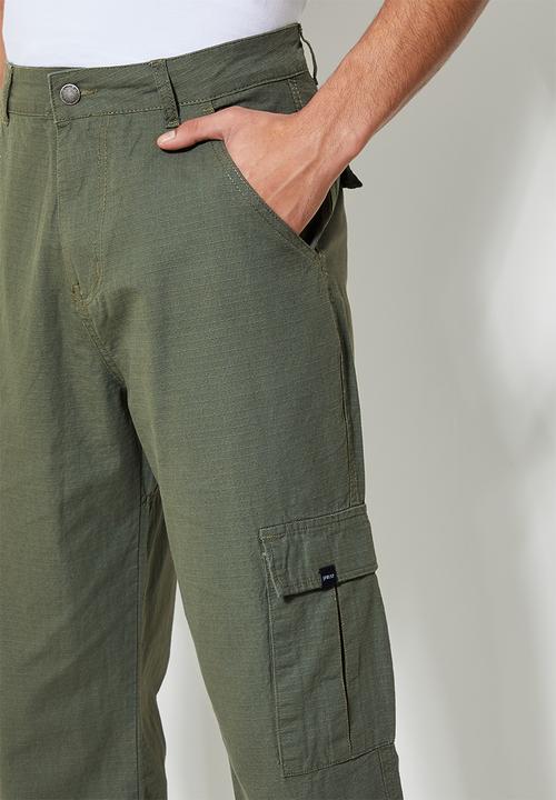 Superbalist - Carson tapered cargo pants - green