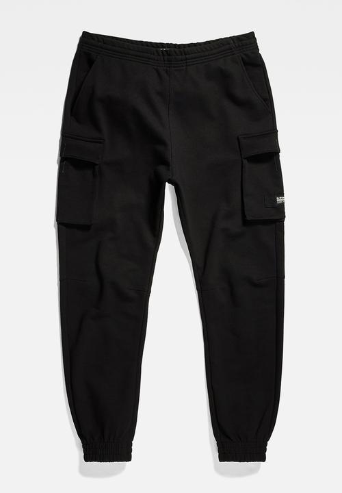 G-STAR - Cargo pkt sw pant - dk black