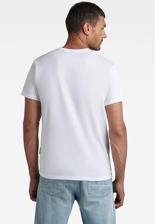 G-STAR - Logo base r t - white