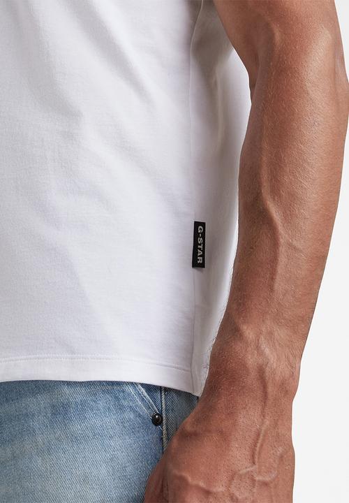 G-STAR - Logo base r t - white
