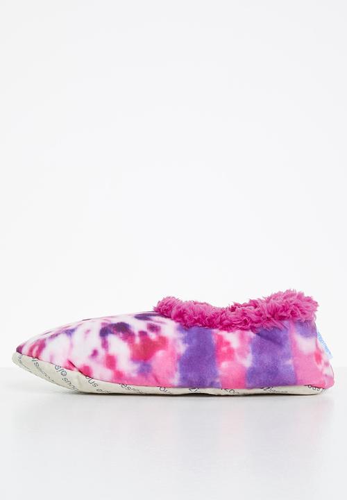 snoozies!® - Peace out slipper - pink