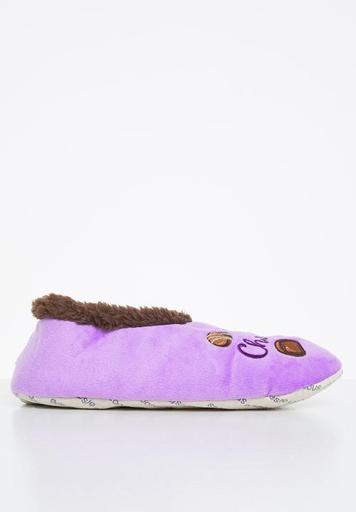 snoozies!® - Chocolate slipper - purple
