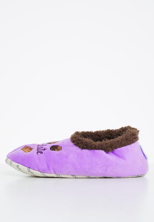 snoozies!® - Chocolate slipper - purple