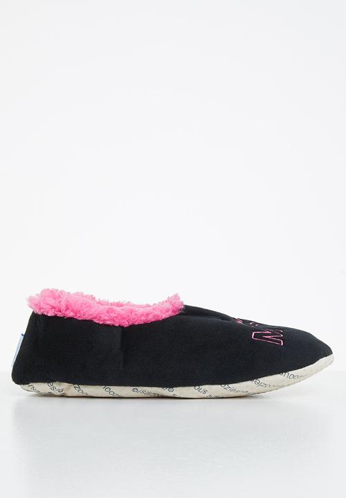 snoozies!® - Super mom slipper - black