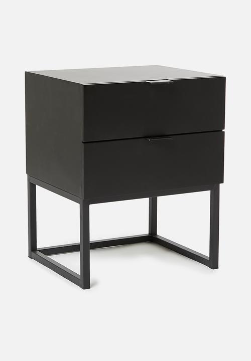 Sixth Floor - Stockholm bedside table - black