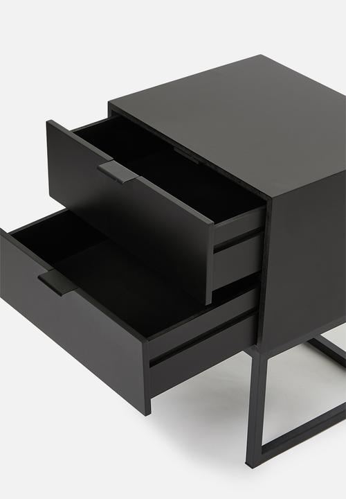 Sixth Floor - Stockholm bedside table - black