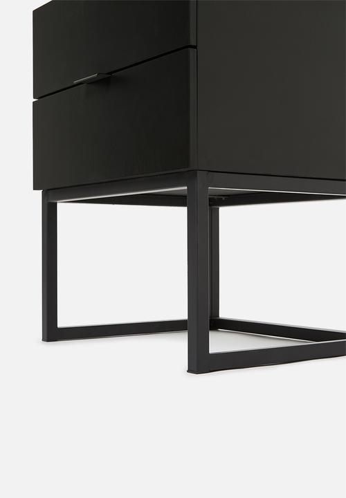 Sixth Floor - Stockholm bedside table - black