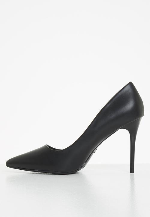 Glamorous - Barely there stiletto court - black
