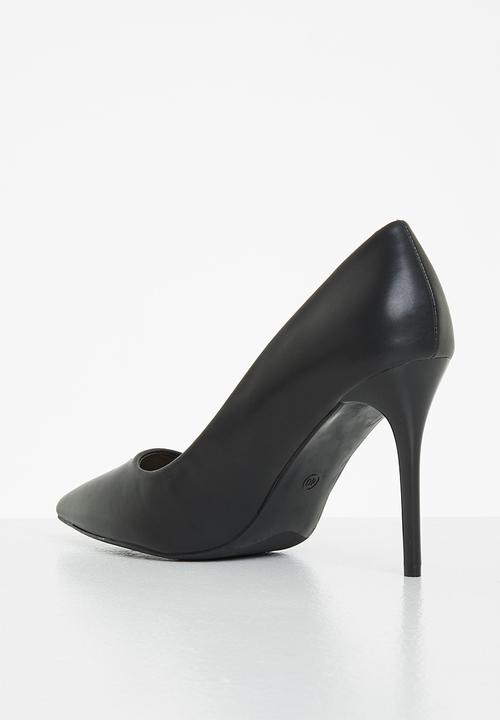 Glamorous - Barely there stiletto court - black