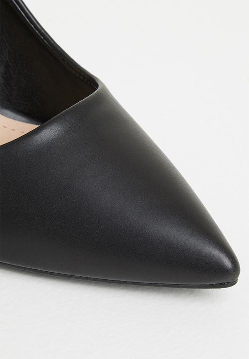 Glamorous - Barely there stiletto court - black