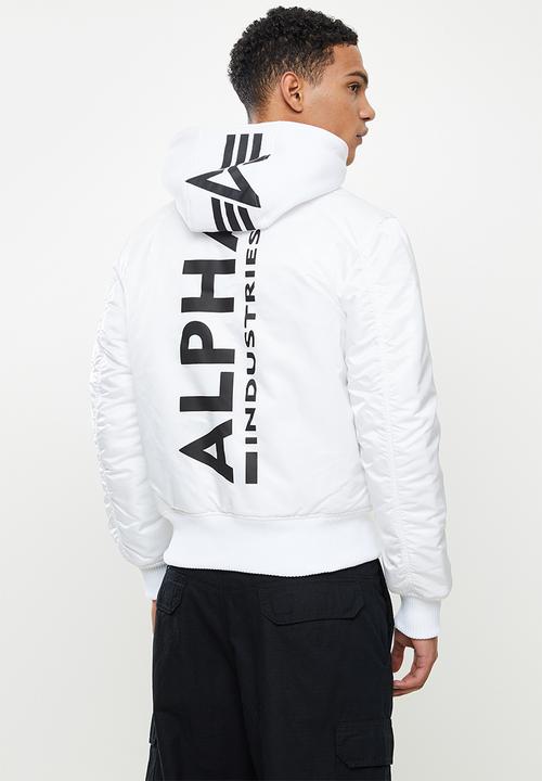 Alpha Industries - Ma-1 zh backprint - white